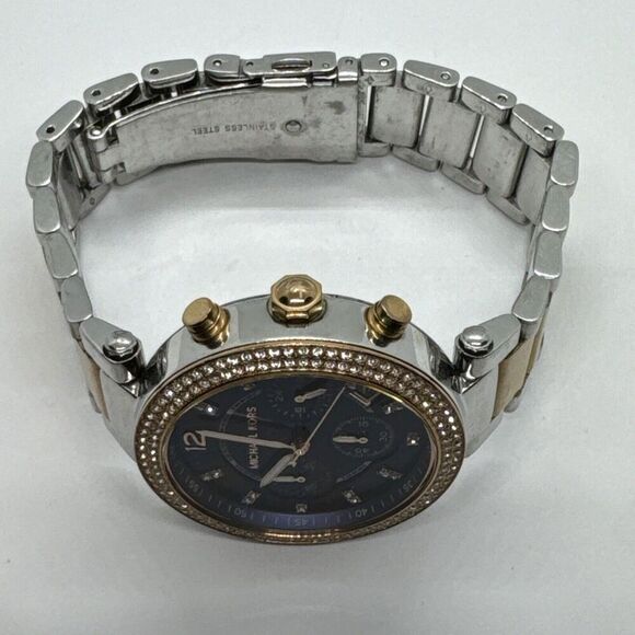Michael Kors Parker MK6141 Women\'s Two-Tone Stainless Steel Analog Watch JNA598 main image 5
